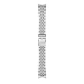 Bobroff Silver Stainless Steel Bracelet Watch